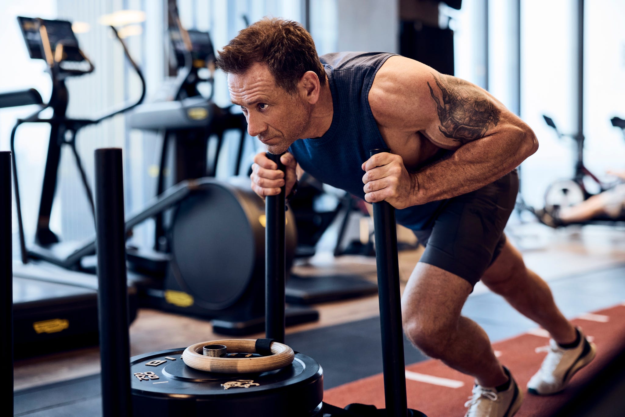 jason fox on sled push