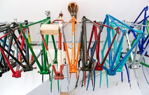 Bicycle frames. 