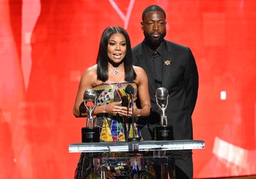 gabrielle union and dwyane wade at the 54th naacp image awards held at the pasadena civic auditorium on february 25, 2023 in pasadena, california photo by gilbert floresvariety via getty images