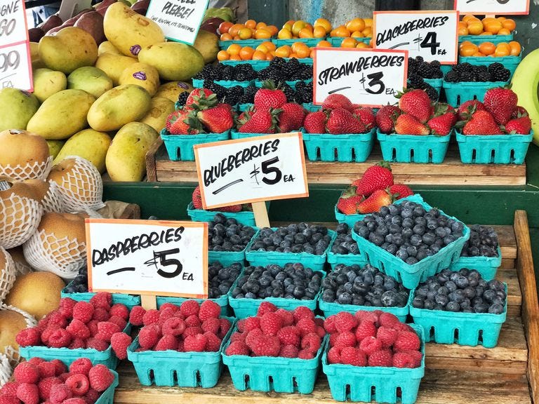 fruit stand