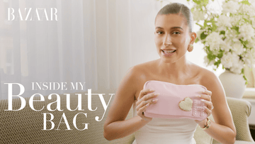 hailey bieber inside my beauty bag video