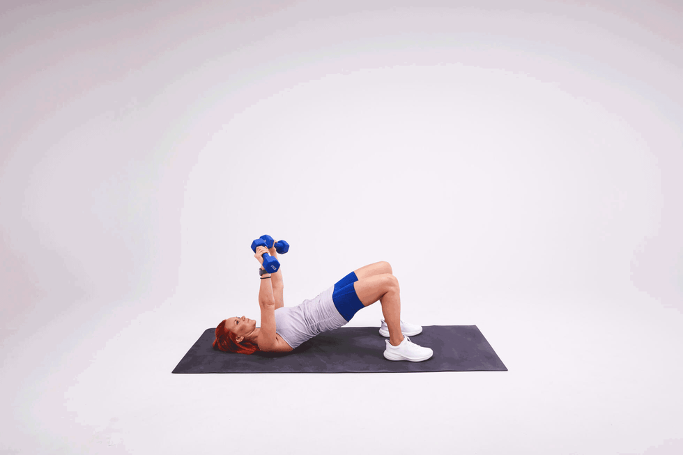 mallory creveling performing a series of underrated exercise moves