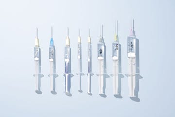 a group of syringes