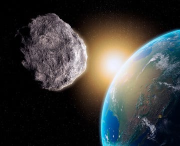 near earth asteroid, artwork