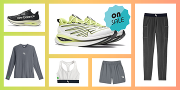 new balance shoes, shirt, sports bra, shorts, pants, on sale