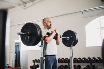 performing a zercher squat