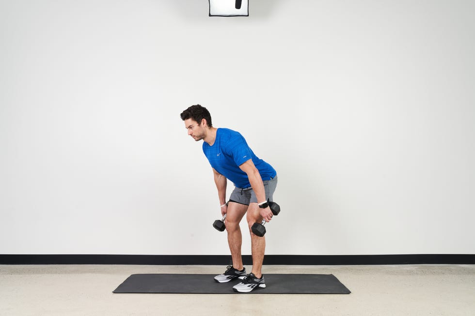 ian finestein performing a series of posterior chain exercises