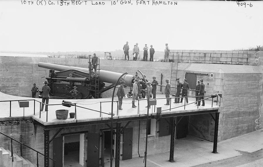 a group of men standing on a building