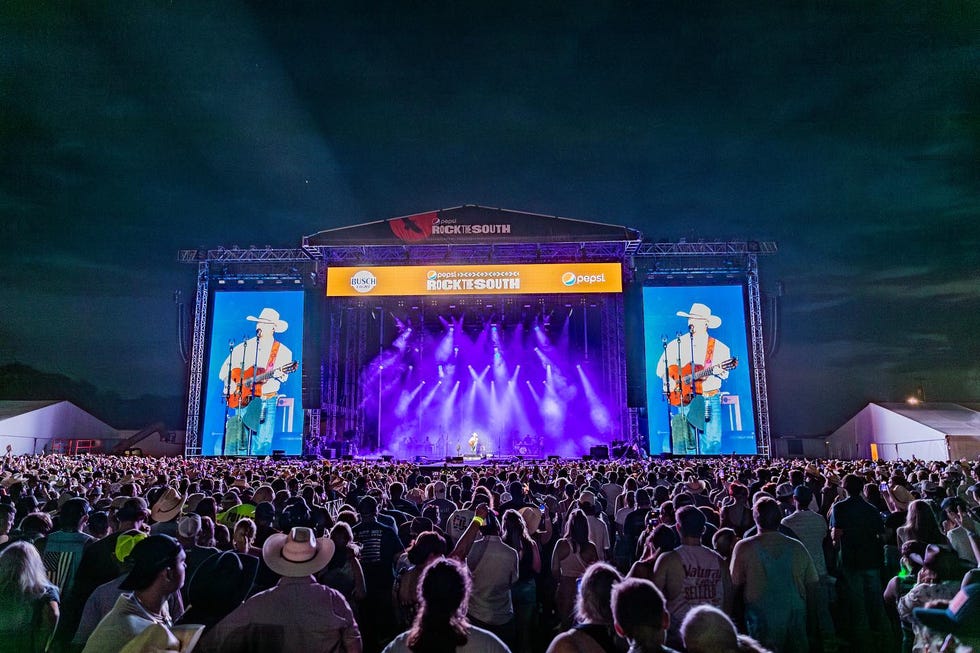 a large crowd of people at a concert