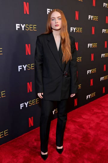 sadie sink bra pinstripe suit