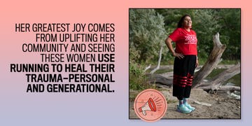 her greatest joy comes from uplifting her community and seeing these women use running to heal their trauma personal and generational, verna volker