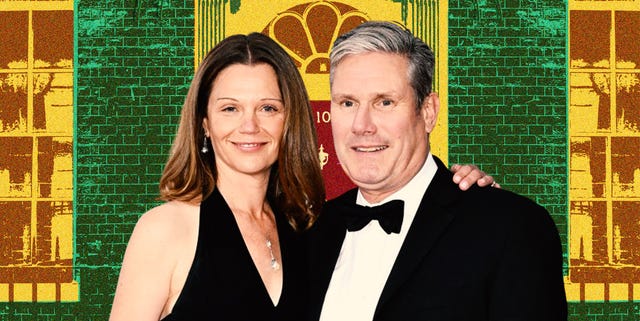 victoria and keir starmer pose in formal wear together