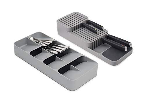 Compact Cutlery & Knife Organiser Set of 2