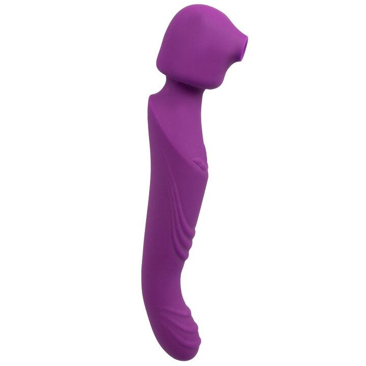 Duvet Day 3-in-1 Suction G-Spot & Wand Vibrator