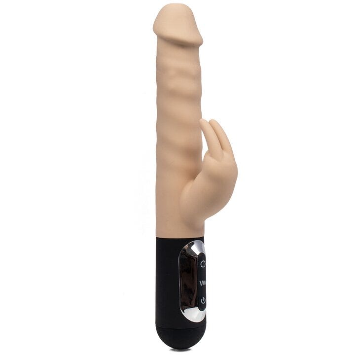 Nudist Thrusting Rabbit Vibrator