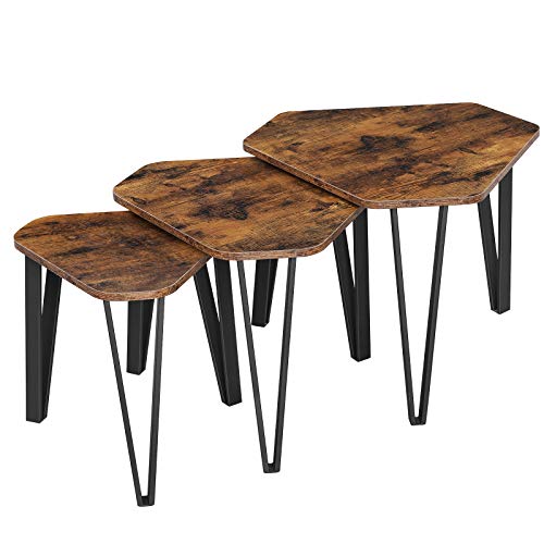 VASAGLE Nesting Coffee Tables