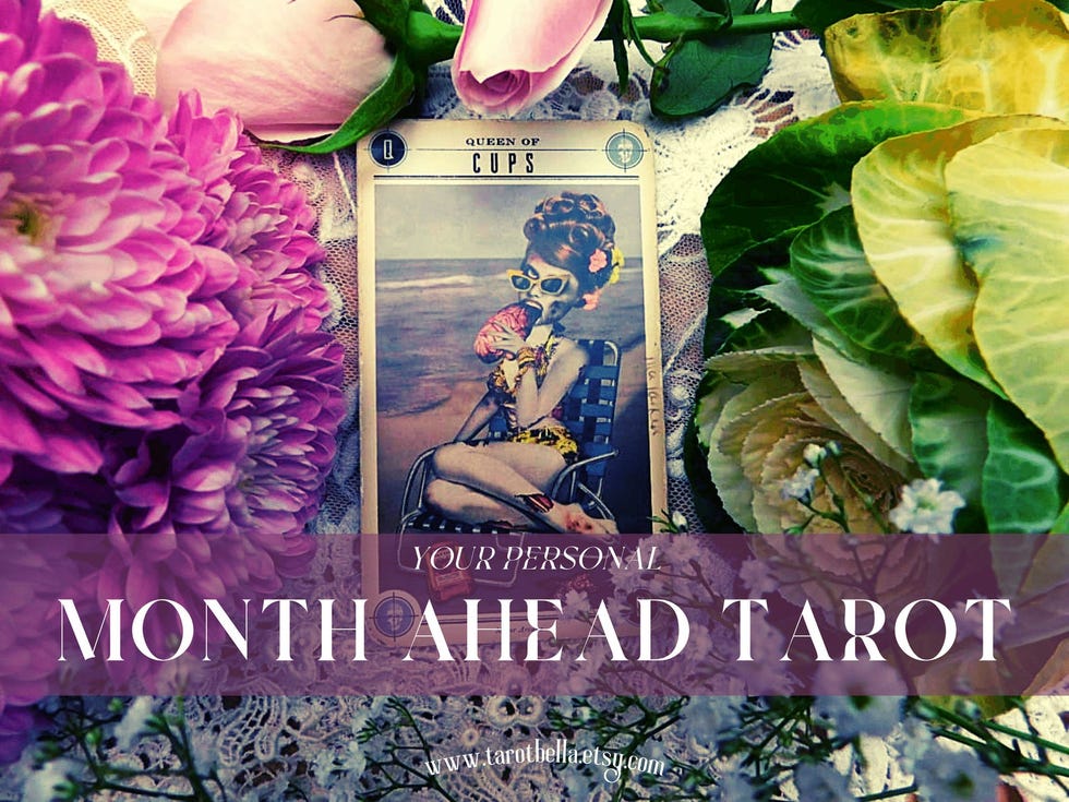 MONTH AHEAD MAGIC tarot reading by Tarotbella- with Good Karma tarot deck creator, online tarot reading via email/pdf