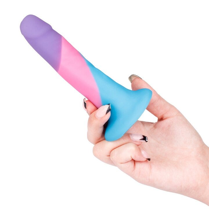 Pastel Prick Silicone Suction Dildo