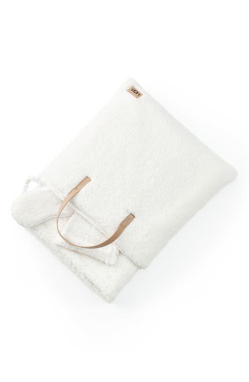 Original Faux Shearling Throw Blanket & Eye Mask Sleep Set