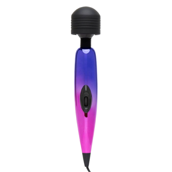 Metallic Extra Powerful Multispeed Wand Vibrator