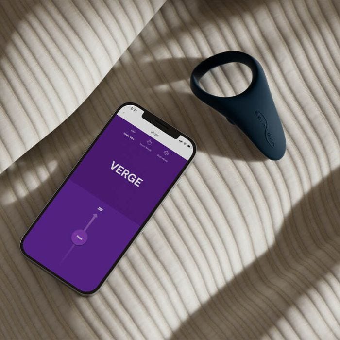 Verge App Controlled Vibrating Cock Ring