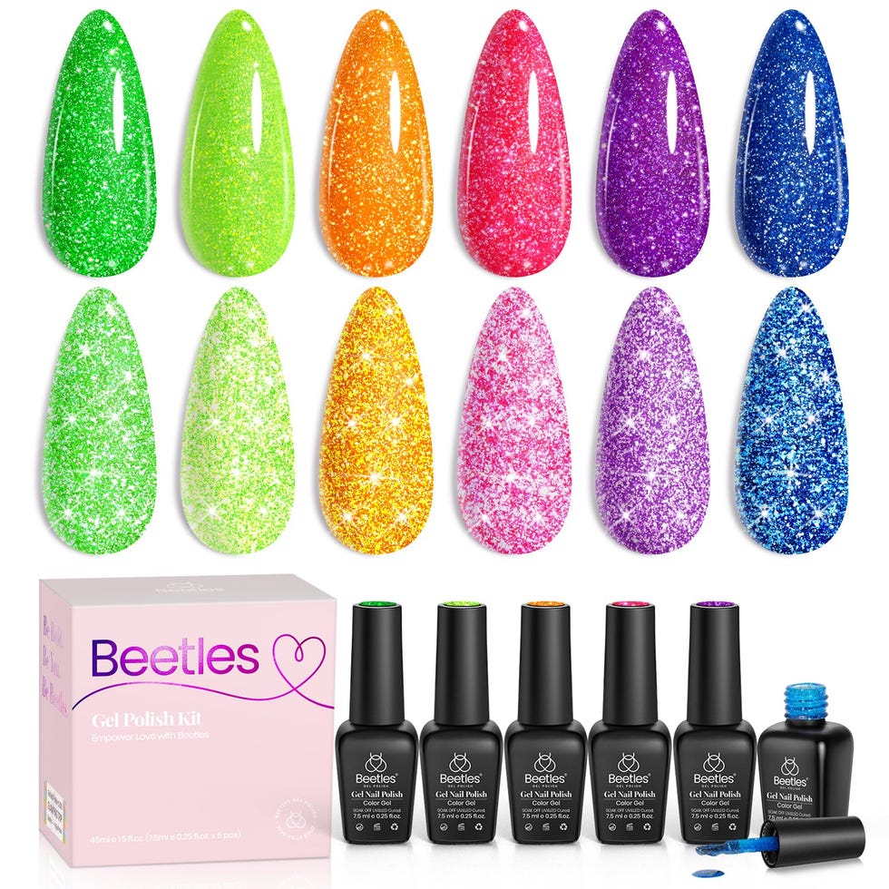 Beetles Reflective Glitter Gel Polish Set