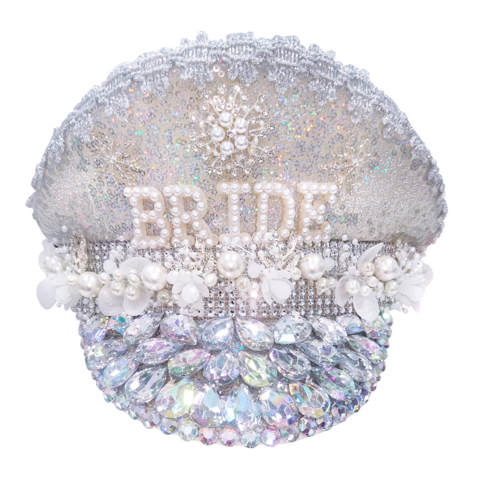 Silver Bride Hat 