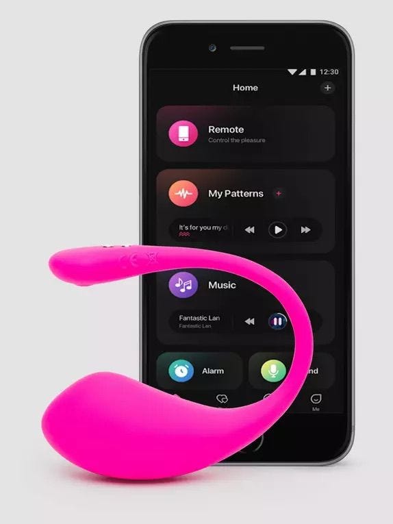 Lush 3 App Controlled Love Egg Vibrator