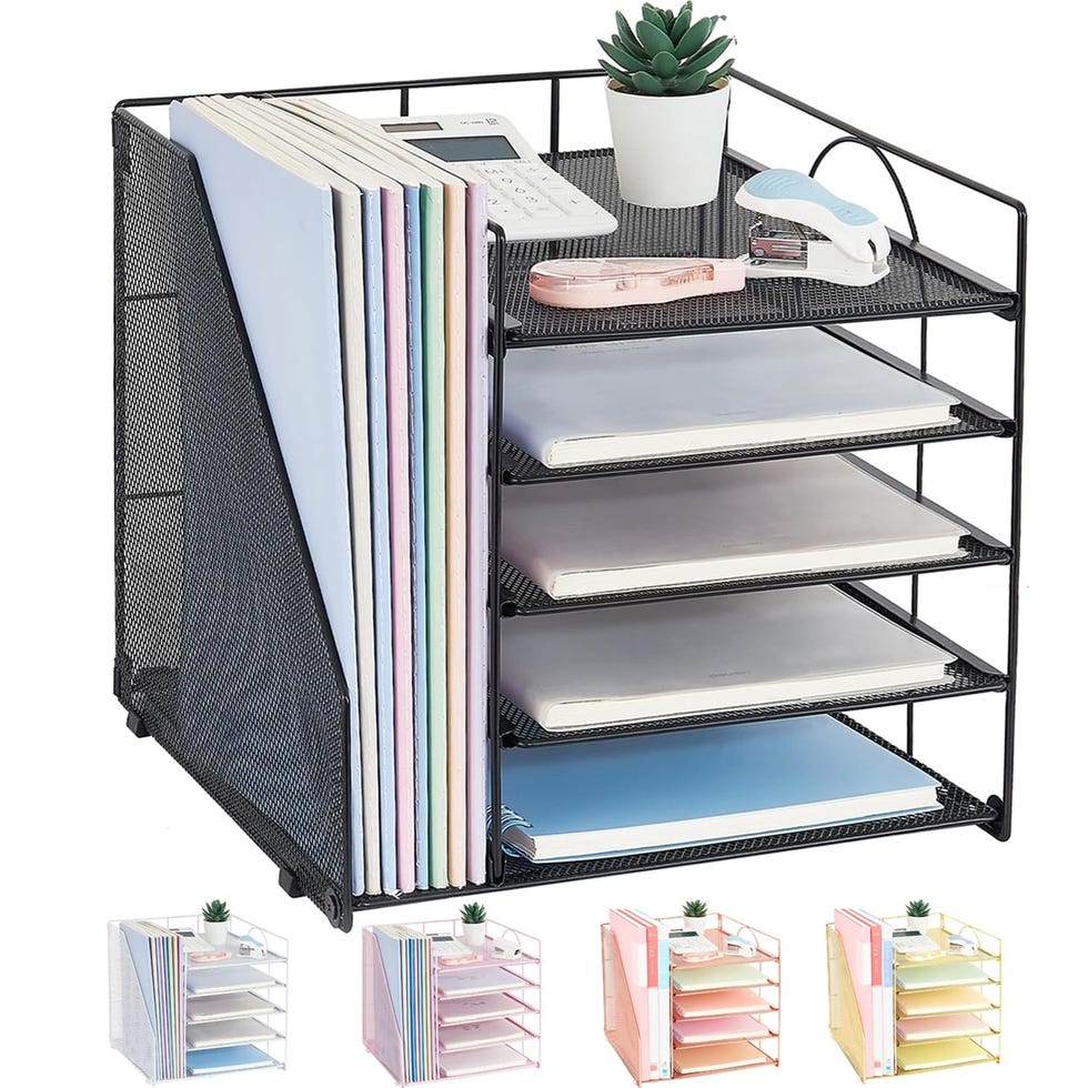 Paper Tray Organizer with File Holder