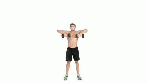 preview for two arm dumbbell upright row