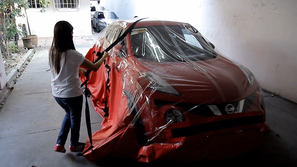 preview for Protect Your Car From Floods With This Nifty Bag