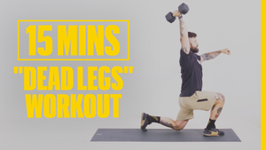 15 mins dead legs workout