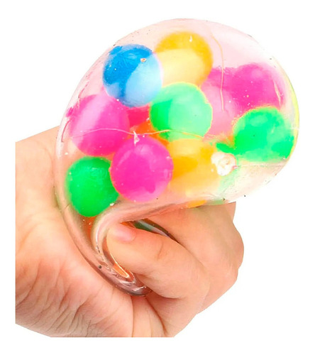 Bola Anti-stress Squishy Mesh Ball Fidget Toy Apertar Slime