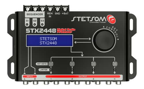 Processador Crossover De Áudio Digital Stetsom Stx2448