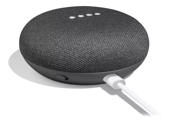 Google Home Nest Mini com assistente virtual Google Assistant - Cor Carvão  110V/220V