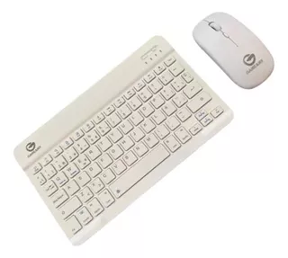 Teclado Recargable Mouse Kit Blanco Pequeño Keyboard Mini