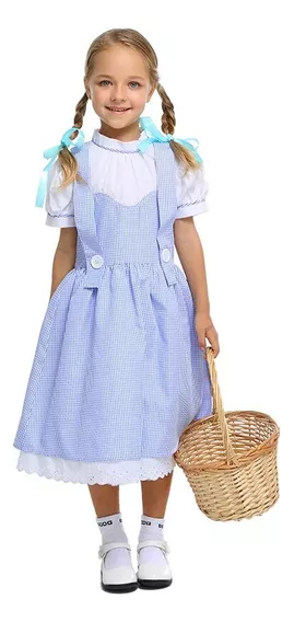 Child Kid Wizard Of Oz Tindorothy Scarecrow Witch Costume