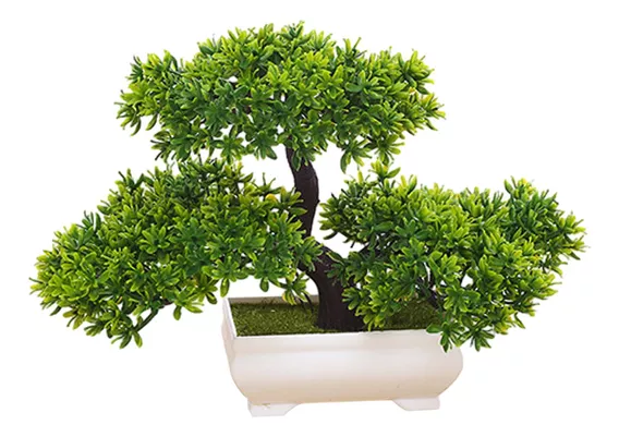 Mesa De Árvore De Bonsai Artificial Pequenas Plantas Falsas