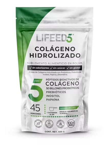 Lf5 Colageno Hidrolizado Probioticos  Enzimas Digestivas 