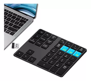 Teclado Numérico Inalámbrico 35 Teclas Bluetooth Y Usb 2.4g