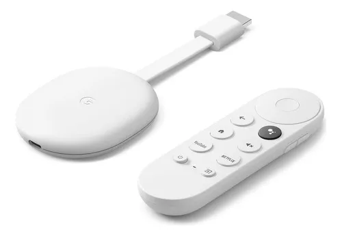 Google Chromecast com Google TV Full HD em cor branca