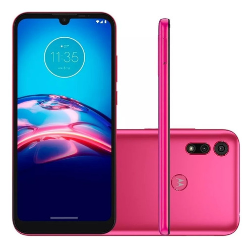 Motorola Moto E6s 32gb Vermelho Magenta Garantia | Nf-e (Recondicionado)