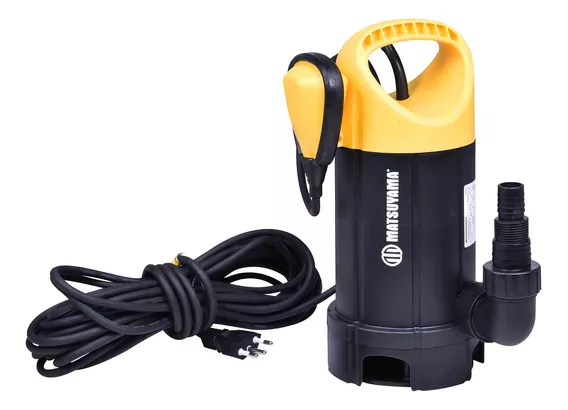 Bomba Submersível 1/2hp Matsuyama 370w 220v Cor Amarelo