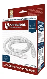 Traquéia Corrugada Mangueira Inaladores Pulmosonic Soniclear Cor Transparente