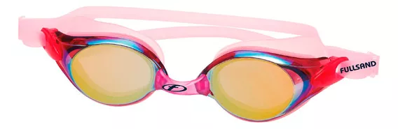 Goggle Fullsand De Adulto Con Espejo Color Rosa-Rosa