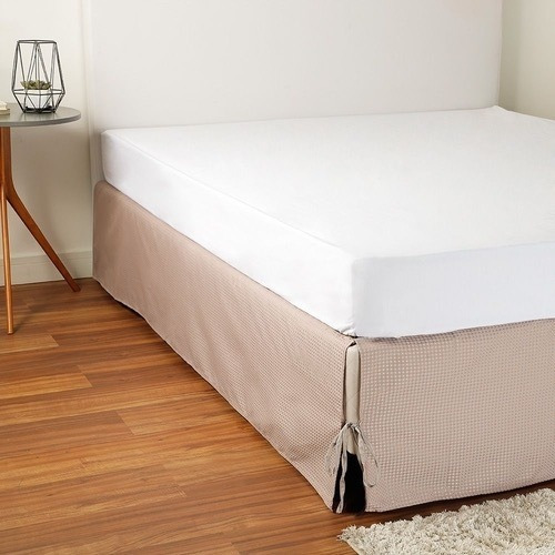 Saia Cama Box Casal Piquet Premium