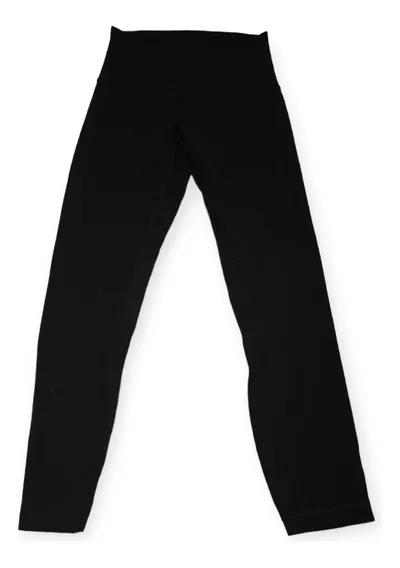 Legging Lululemon De Mujer Talla 4 Color Negro Tiro Alto