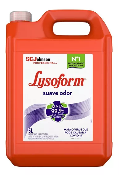 Desinfetante Lysoform Uso Geral Odor Suave 5l