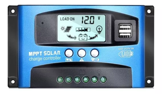 Controlador Carga Painel Solar Mppt 60a 12v 24v Nfe No Full