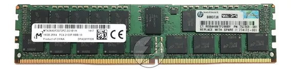 Memória Servidor 16gb Pc4-2133p Ddr4 Ecc Registrada 